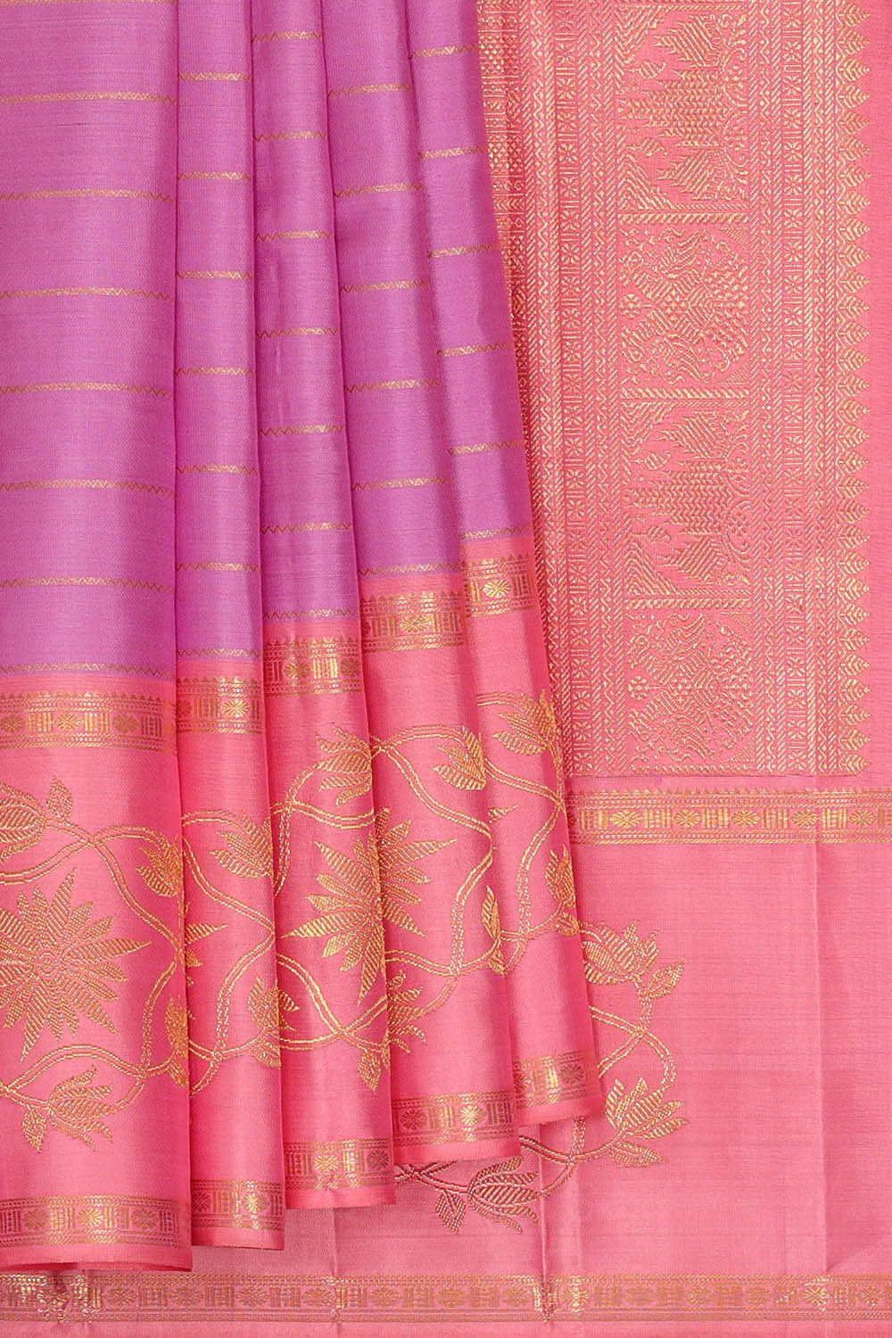 Image of Arani Silk Lavender Saree